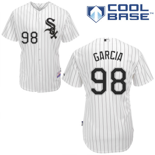 Onelki Garcia #98 MLB Jersey-Chicago White Sox Men's Authentic Home White Cool Base Baseball Jersey